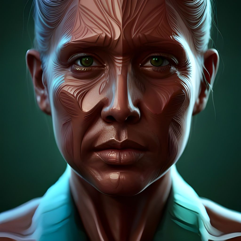Mother Ayahuasca: 3D Portrait Render