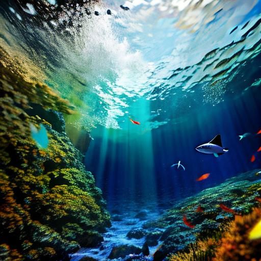 Mystical Forest Scene