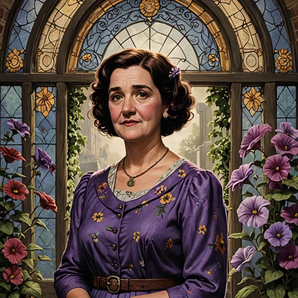 A Moody Portrait of a Matriarchal Figure