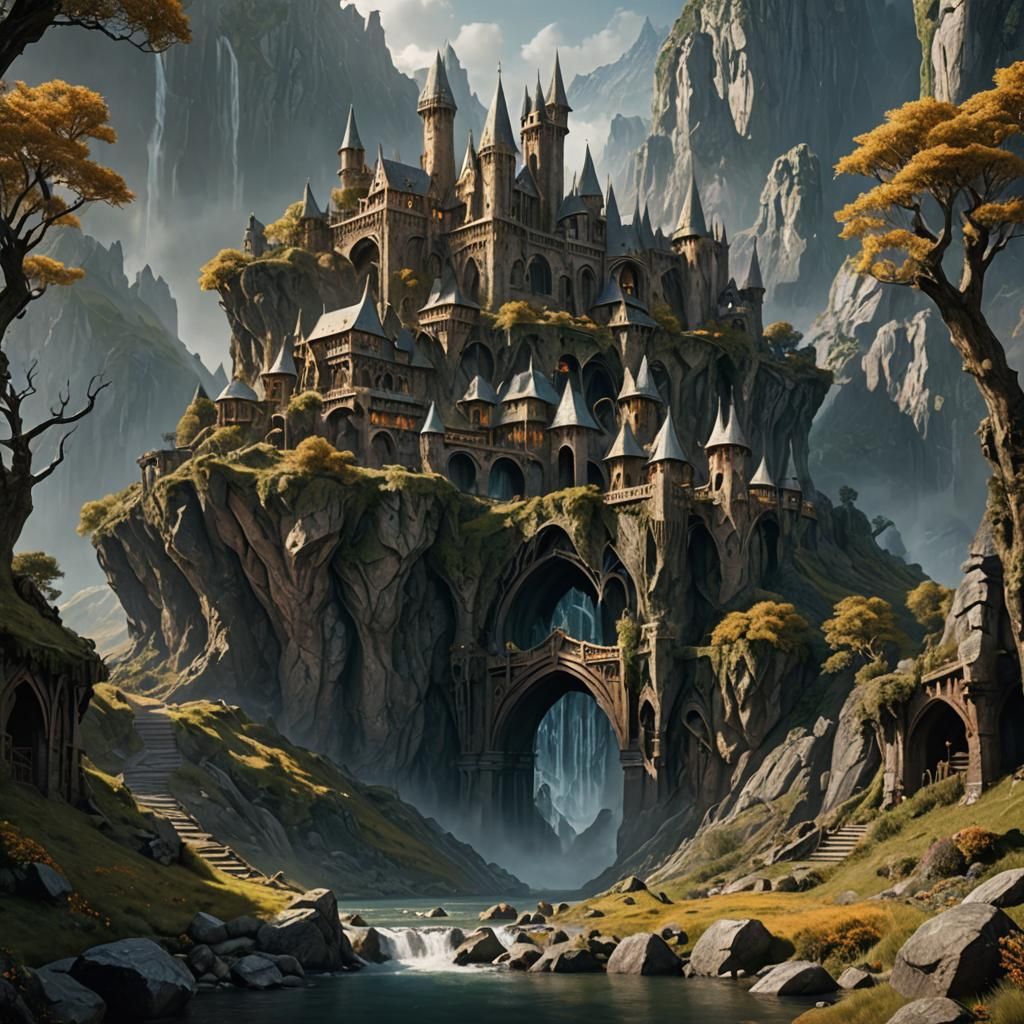 Epic Fantasy Realm in Deep Color