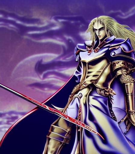 Cyberpunk Vampire Armor in Golden Hues