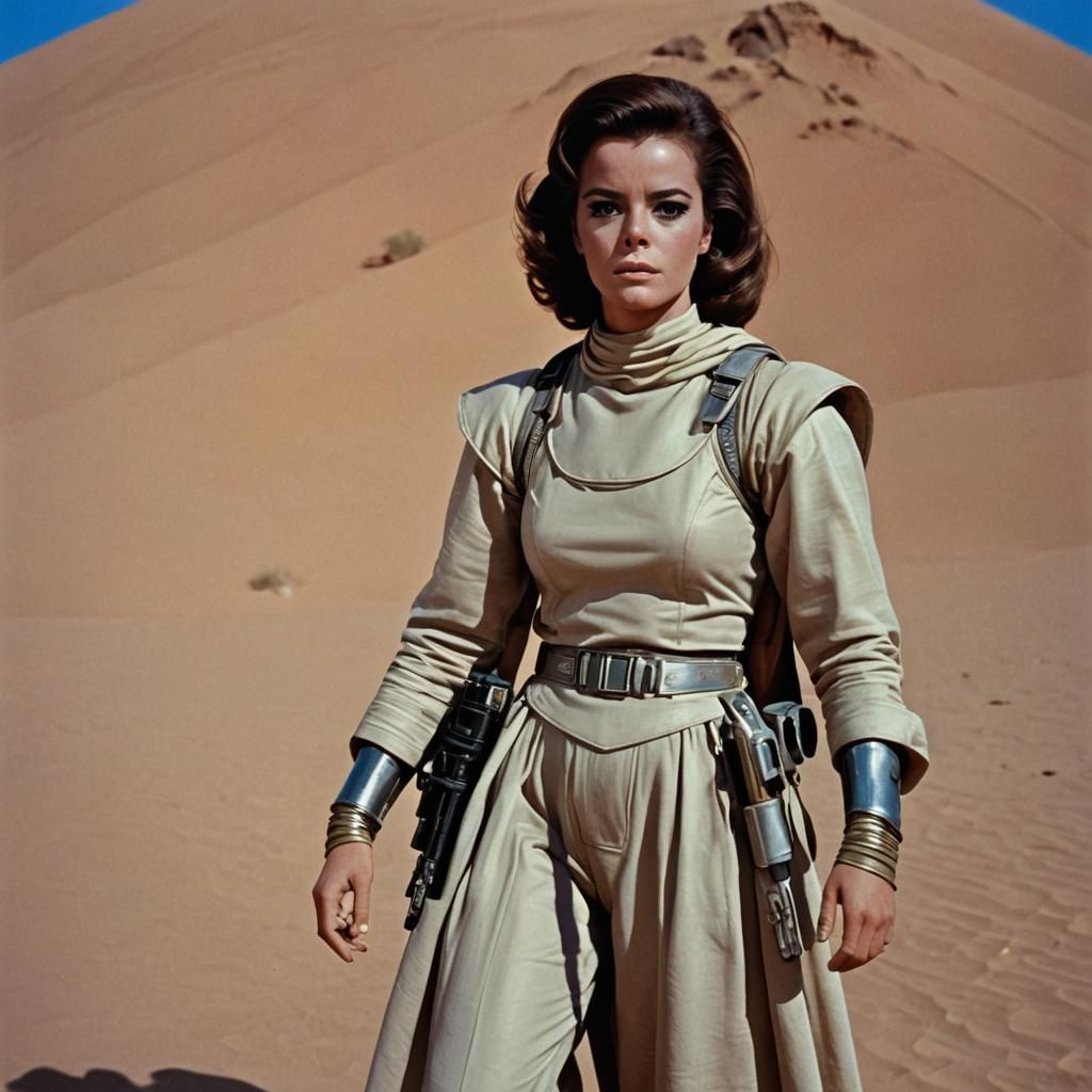 Natalie Wood as Chani of Dune in Retro Sci-Fi Technicolor