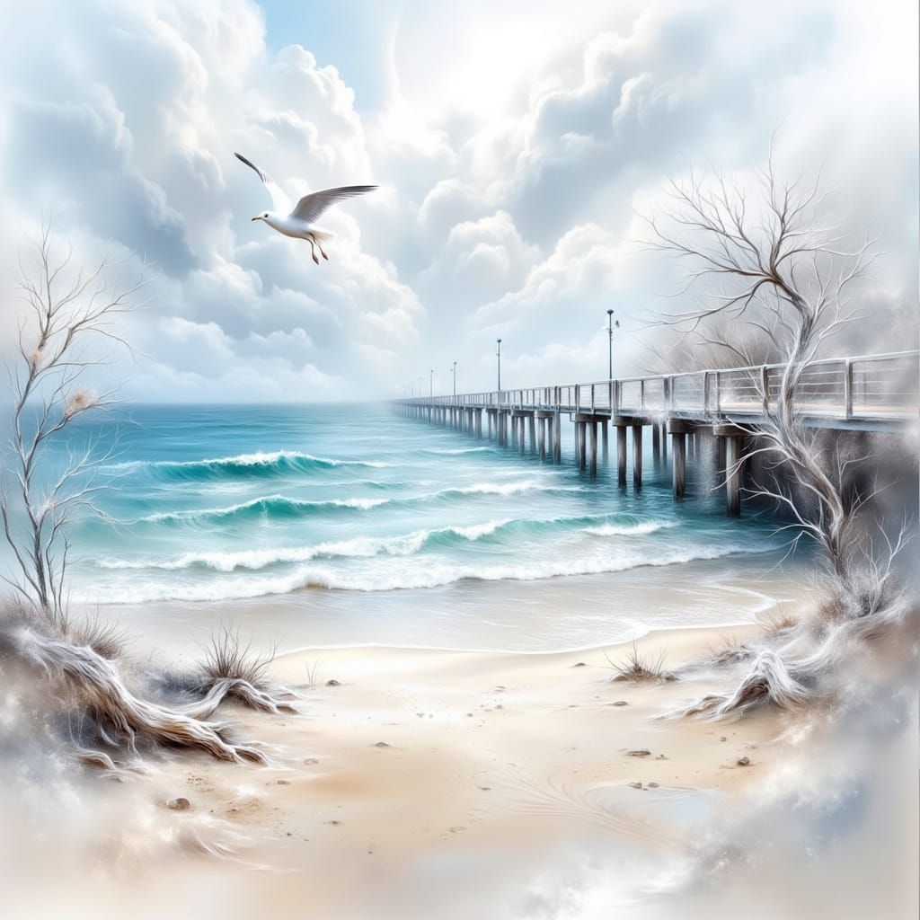 <lora:Veil of Nightmares:1.0> <lora:Soft Winter:1.0> white s...