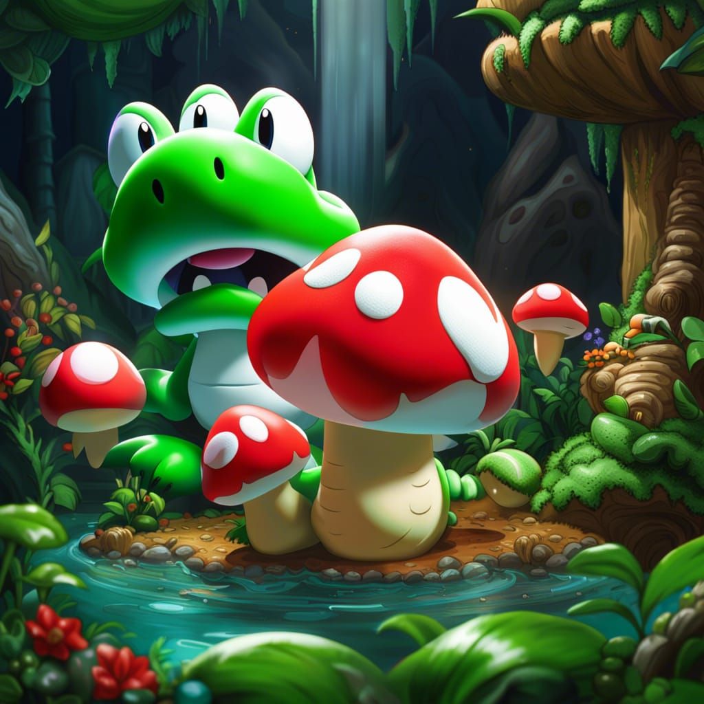 Eats Too Many Shrooms Starts Seeing Triple