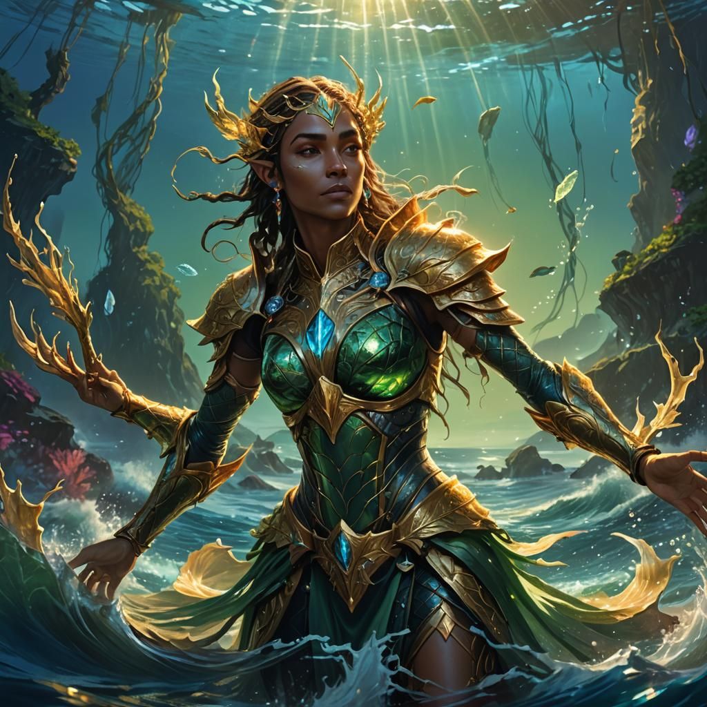 Eladrin Goddess Emerges From Aquatic Realm