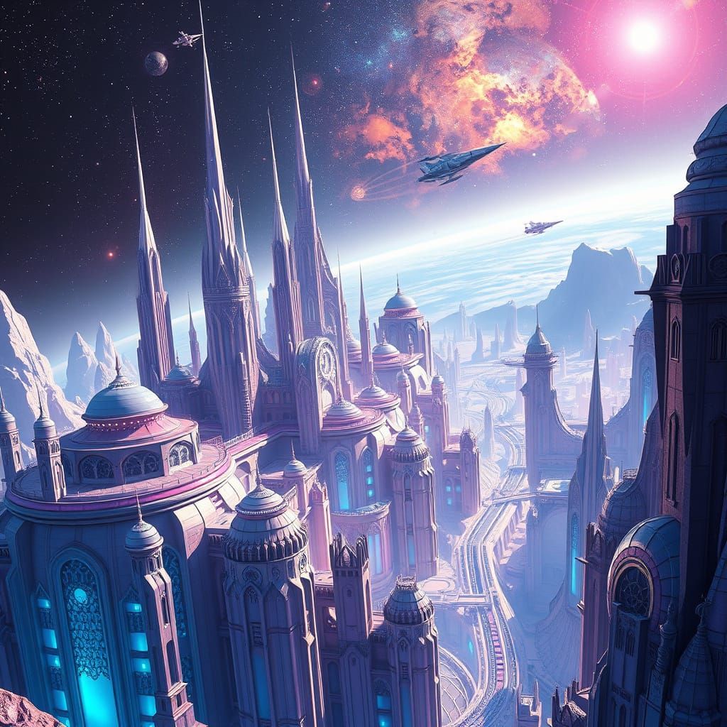 Galactic Metropolis in Cosmic Splendor