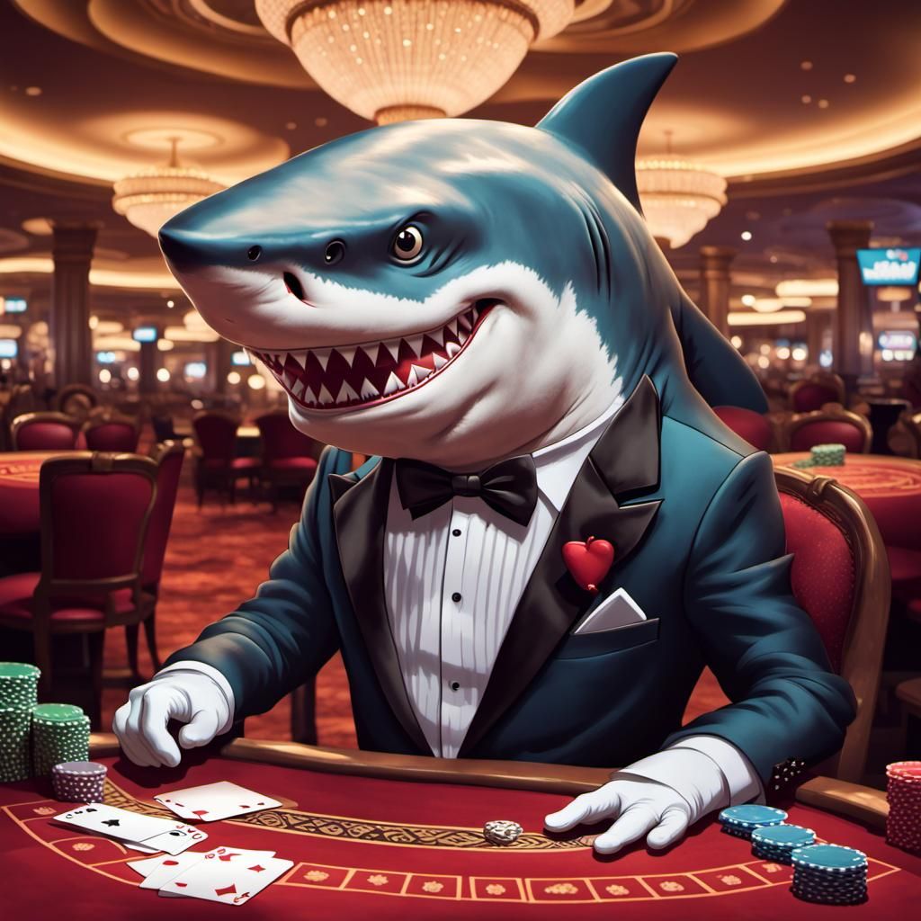Glamorous Shark Gambles Big in Las Vegas Nightlife