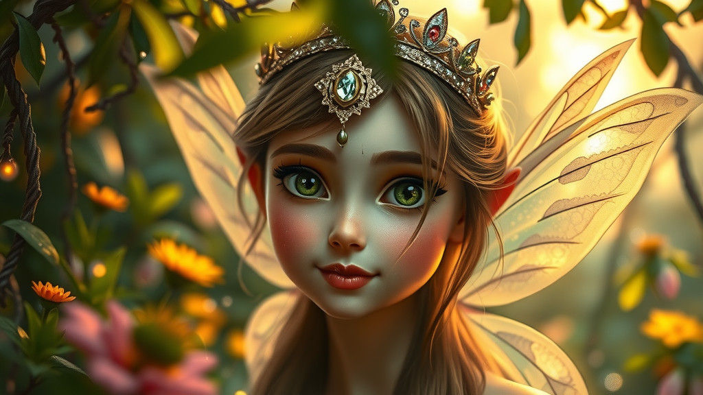 Enchanted Forest Fairy in Whimsical Art