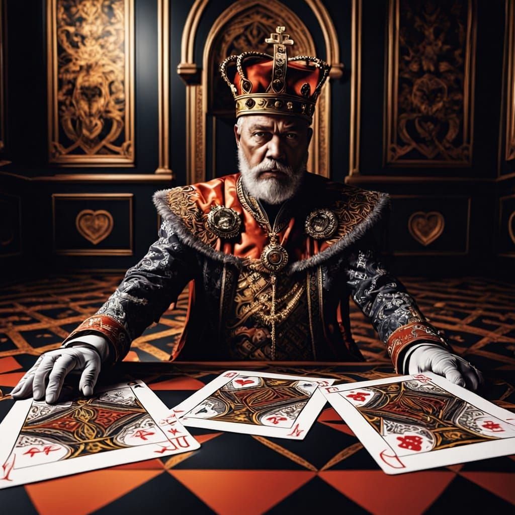 King of Clubs vs King of Hearts Card Battle