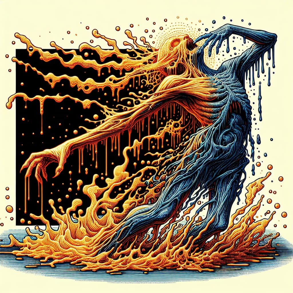 Corrupted Magical Entity Unfolds in a Maelstrom of Color and...