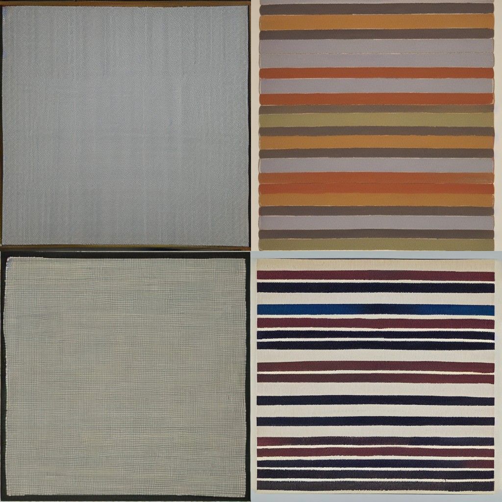 Minimalist Grid Composition in Soft Pastel Colors