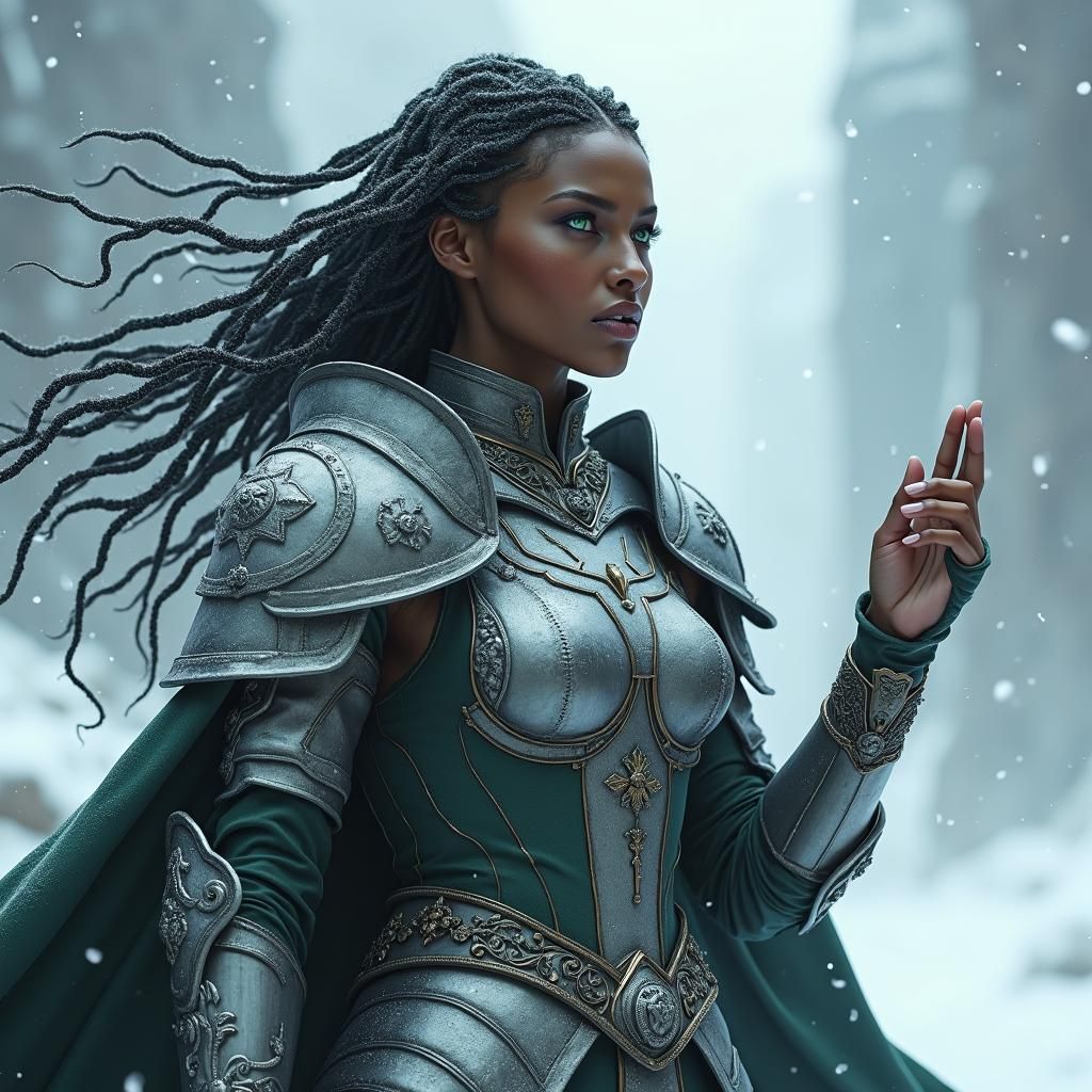 Regal Storm Goddess Commands the Tempests