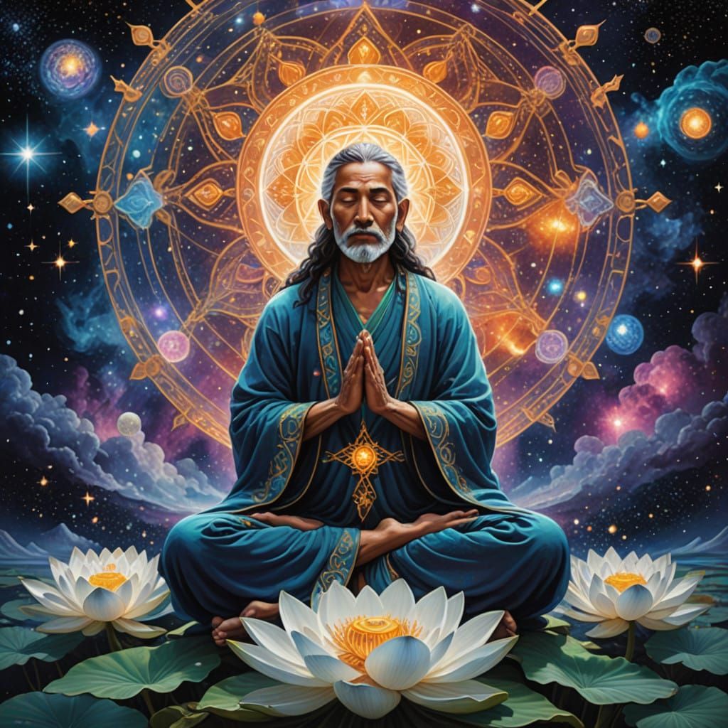 Mystical Being in Harmony with the Cosmos