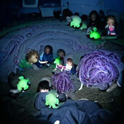 Mystical Worms and Cabbage Patch Kids Circle in Cosmic Abyss