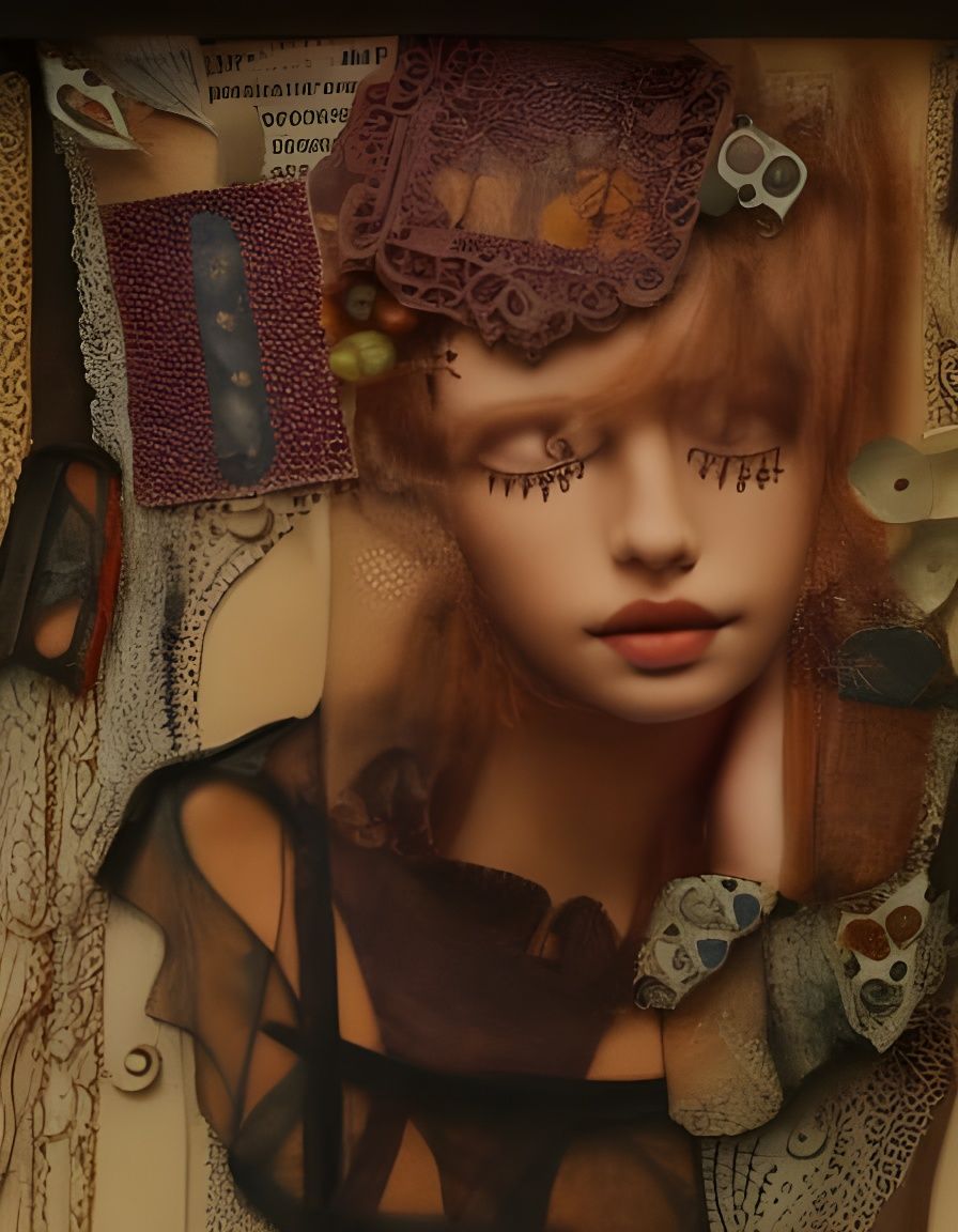 An Artistic Portrait Collage in Professional Photography Sty...