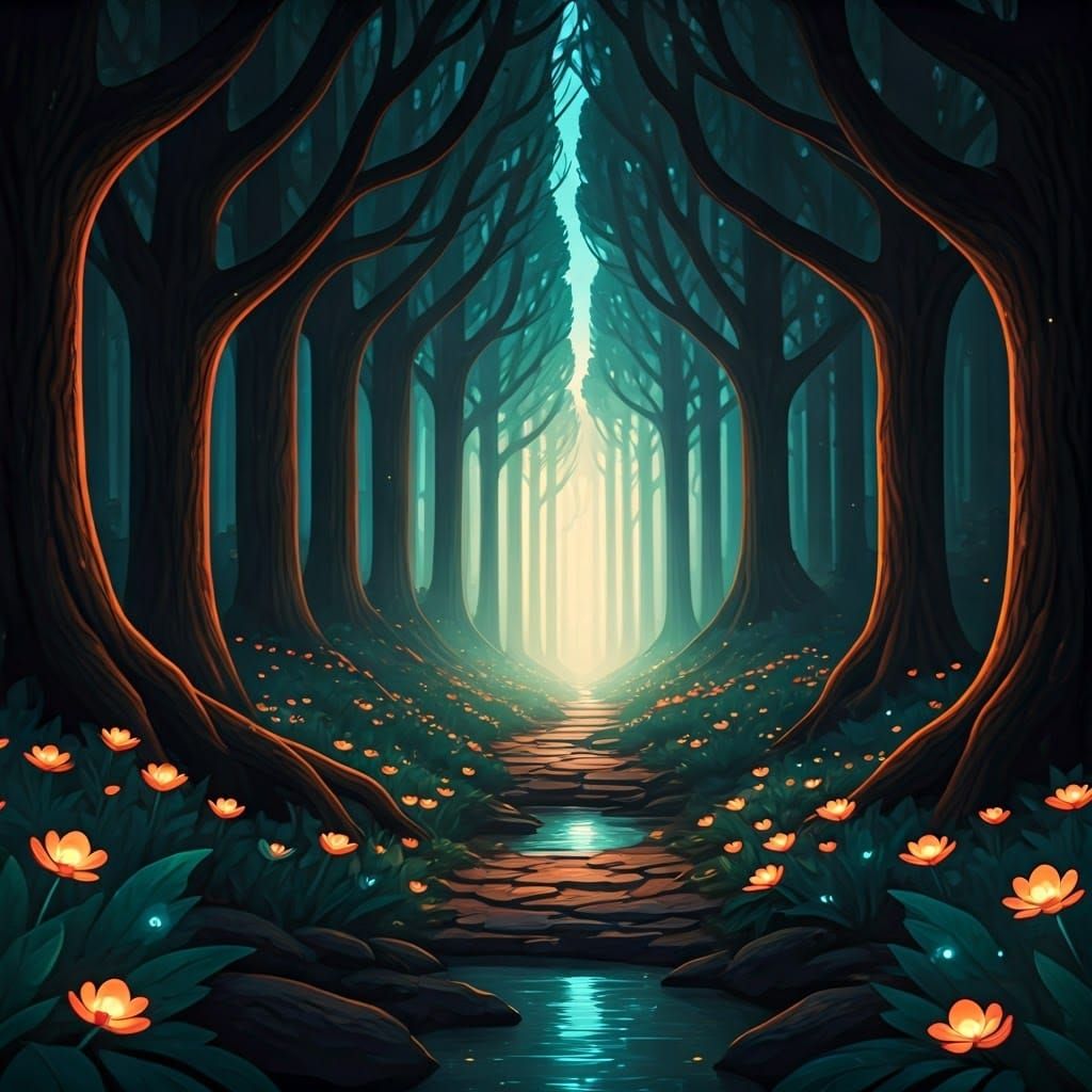 Whispers in the Mystical Forest
