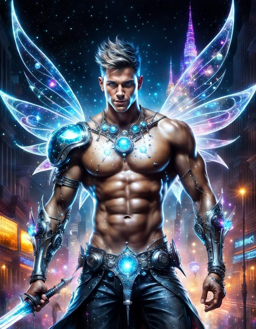 "Nimbus Flixster" the Fairy Cyborg Warrior