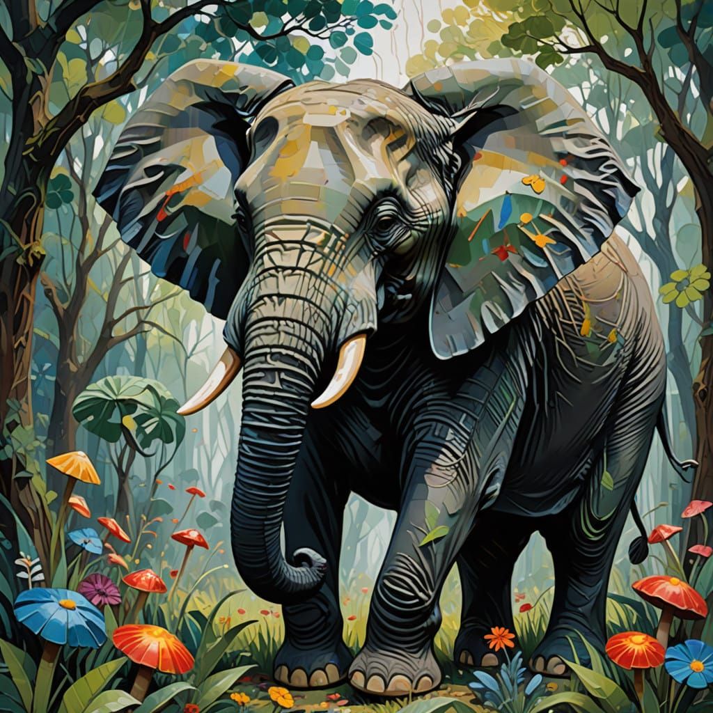 Ethereal Elephant Transforms into Vibrant Ecosystem in Impre...