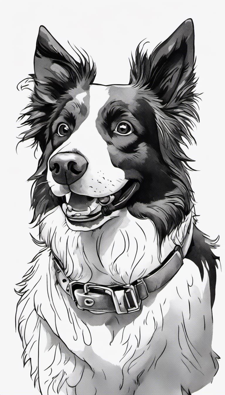 Happy Border Collie