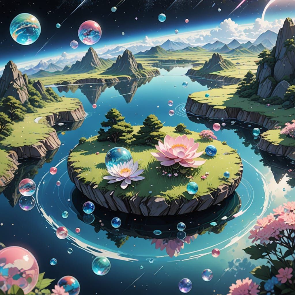 Surreal Cosmic Marbles Reveal Miniature Worlds in Pastel Hue...