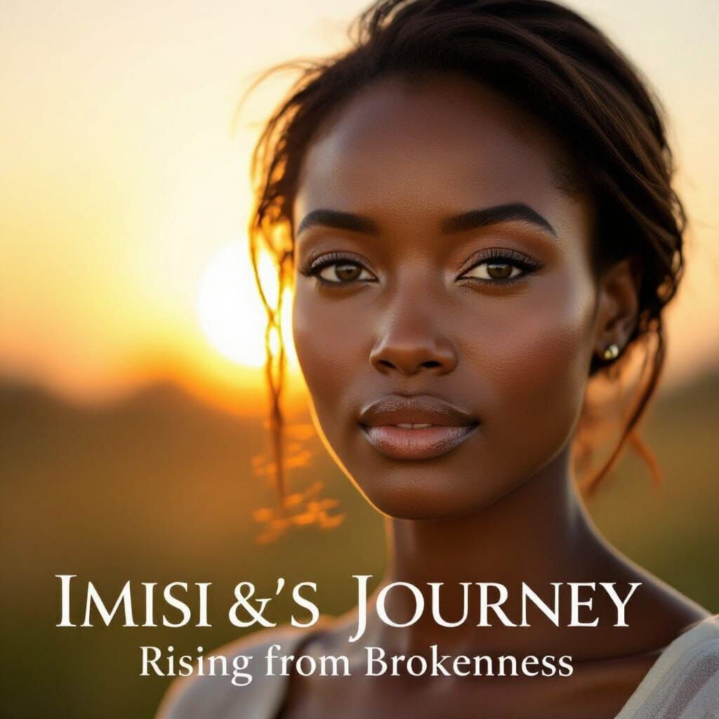 African Woman's Resilience in Golden Sunset Ebook Cover