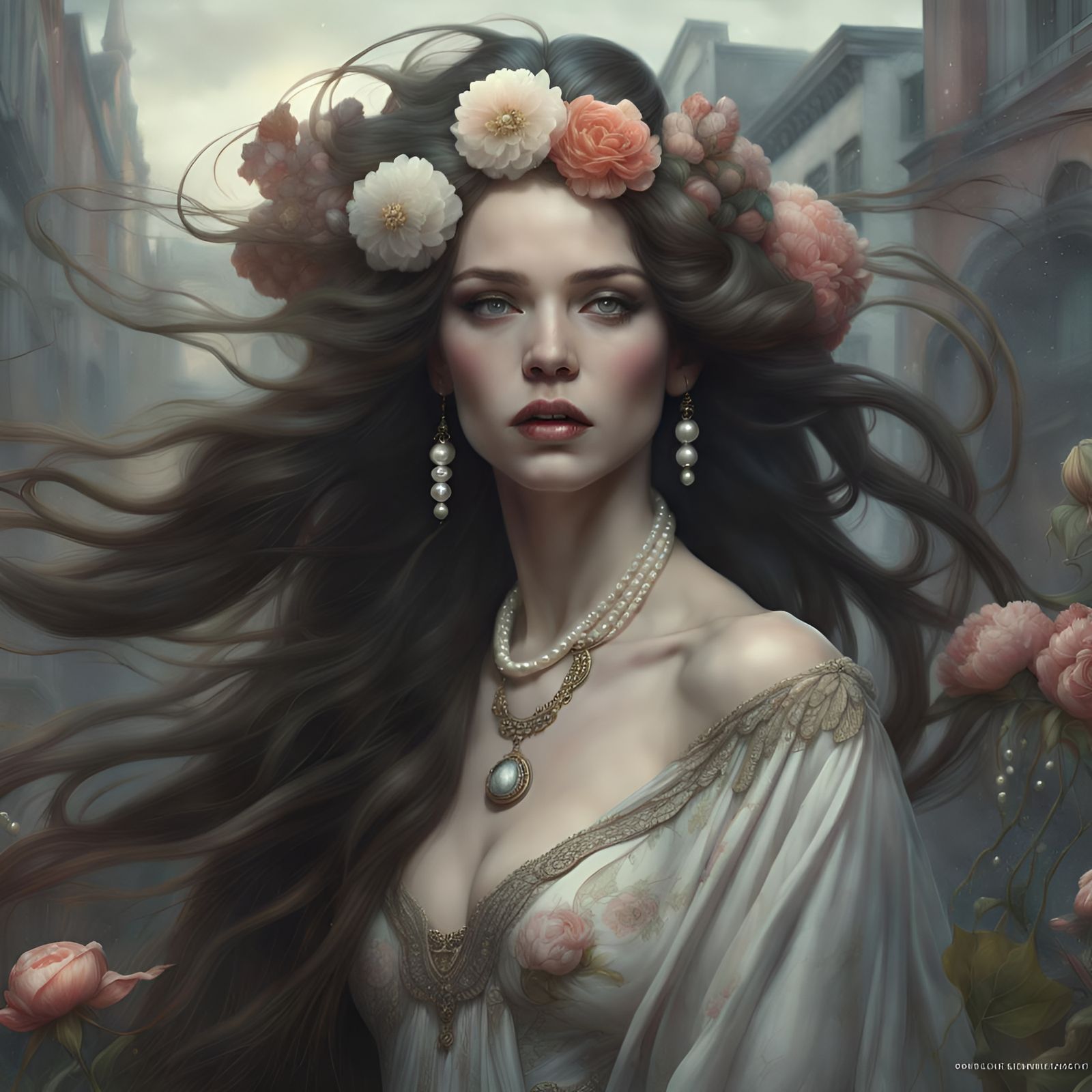 Goddess in a Whimsical Wind