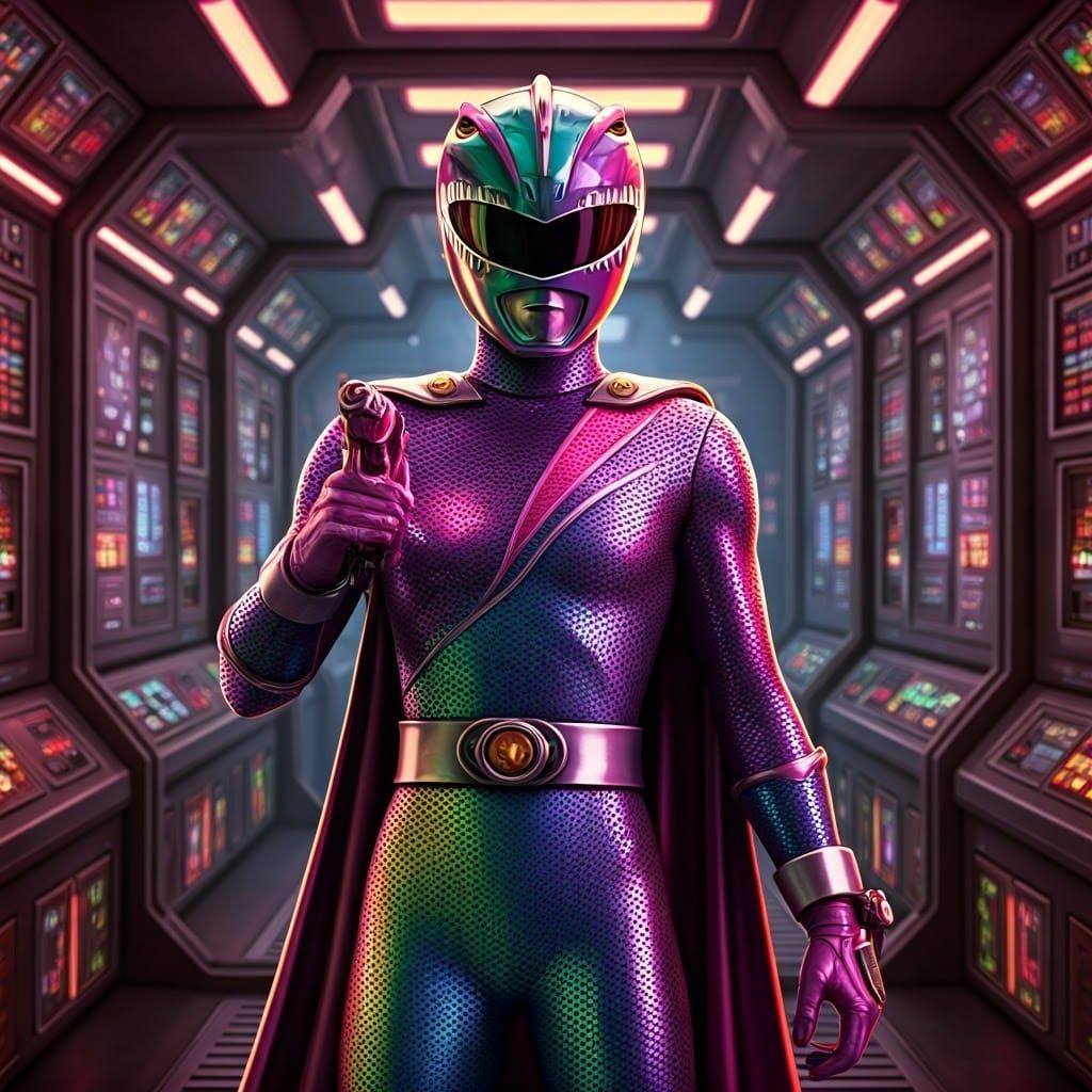 Rainbow Warrior in Cosmic Gear