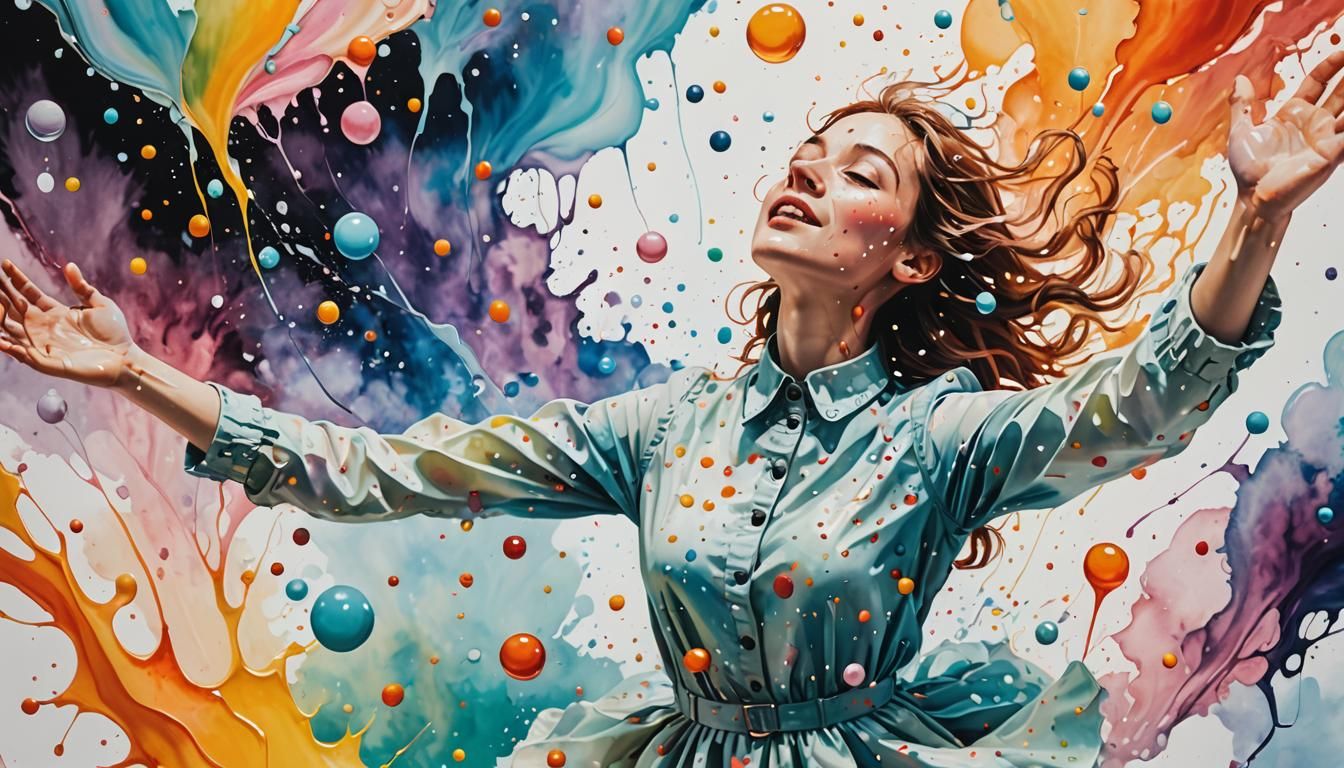 Vibrant Dreamscapes: Whimsical Surrealist Masterpiece