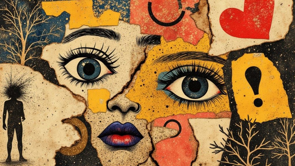 Collage Art in Keith Haring & Emory Douglass Styles