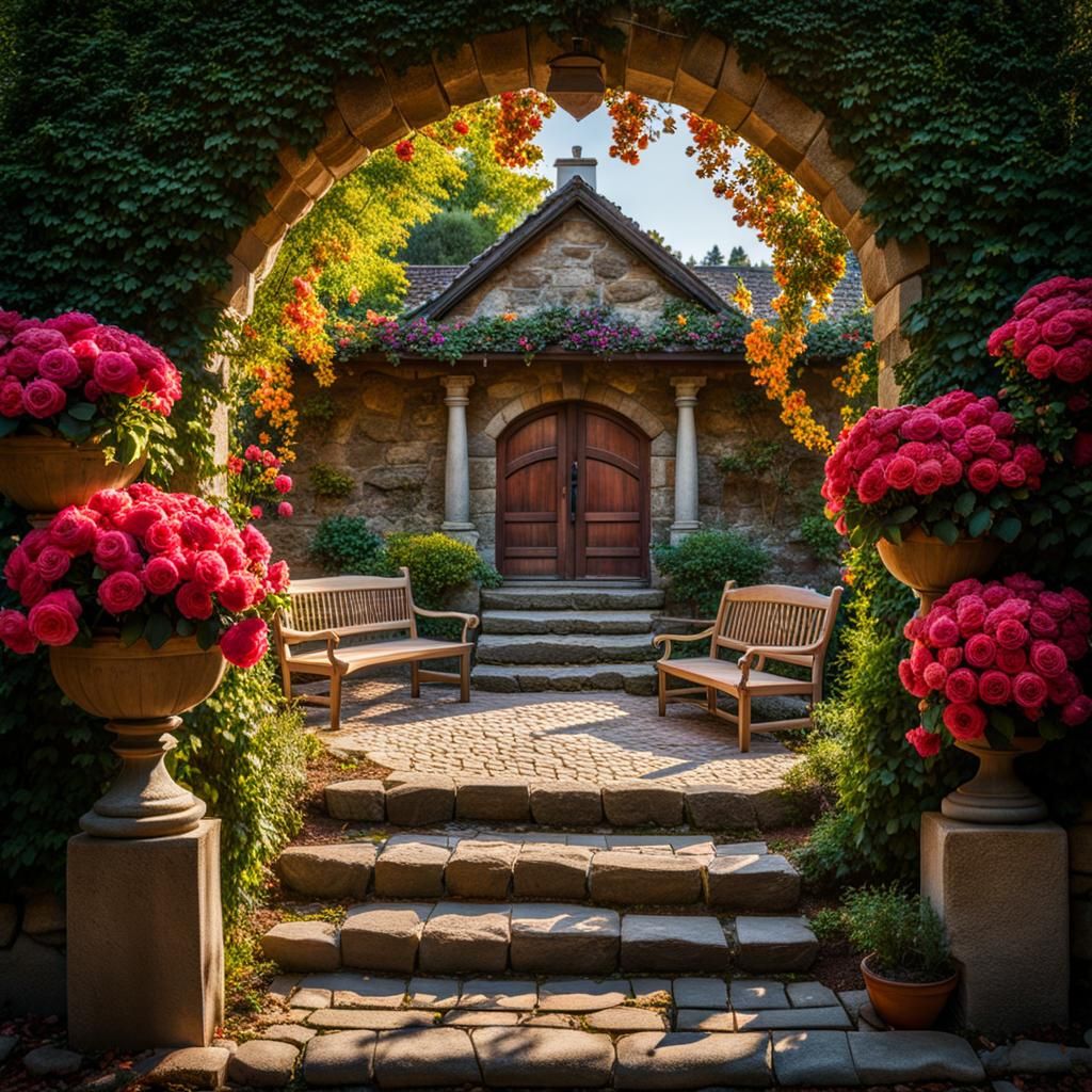 A Mystical Portal Awaits in Autumnal Grandeur