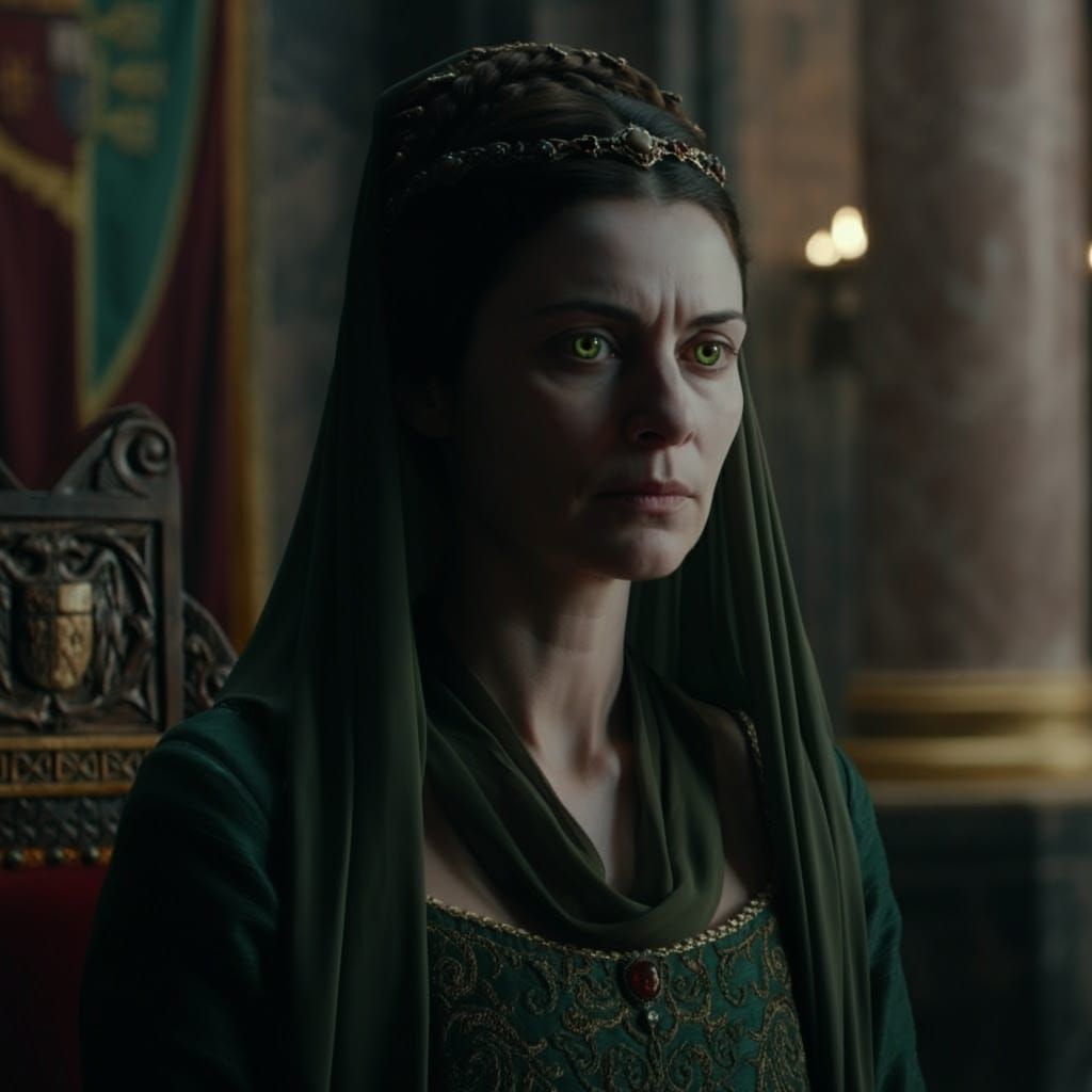 Byzantine Vampire Noblewoman Portrait in 1200 AD