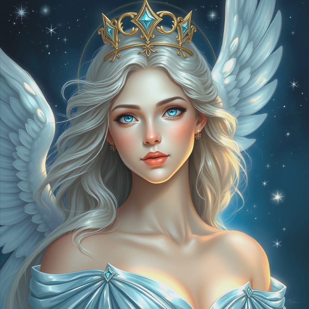 Celestial Queen Astraea Shines with Heavenly Beauty