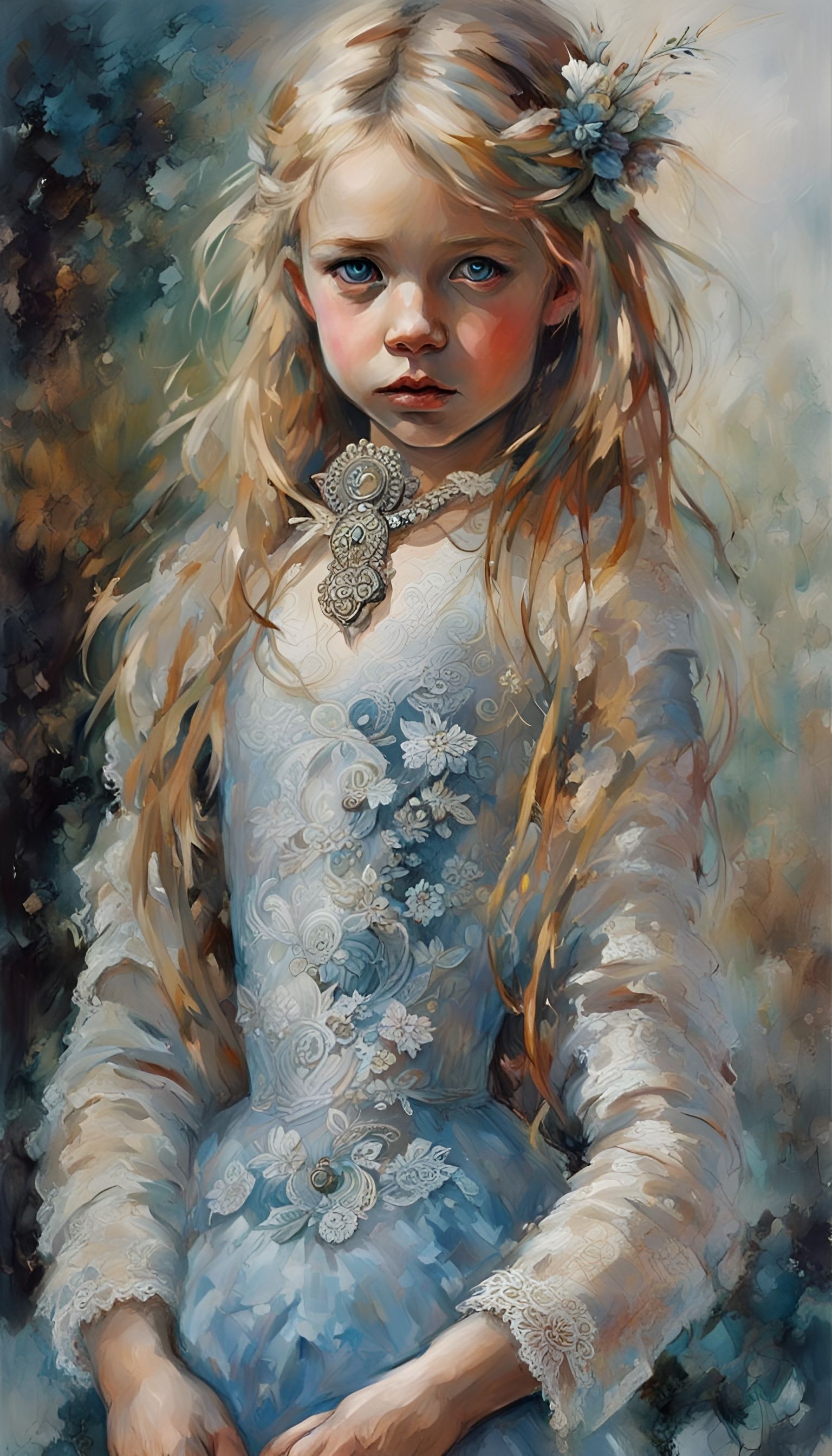 Ethereal Norwegian Beauty Captured in Dark Fantasy Style