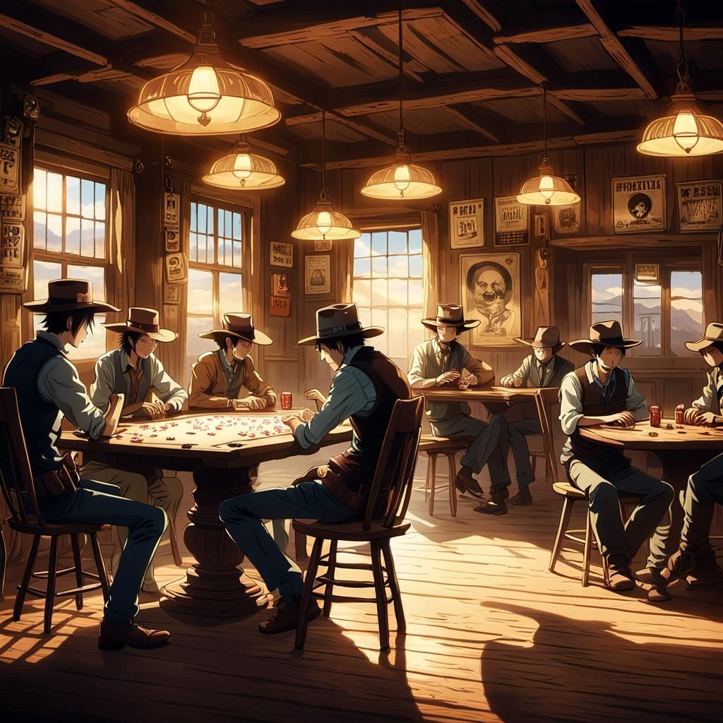 Wild West Saloon Transports Aliens to a Bygone Era in Anime...