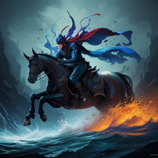 Reimagined Movie Poster Concept Art with Dramatic Lighting