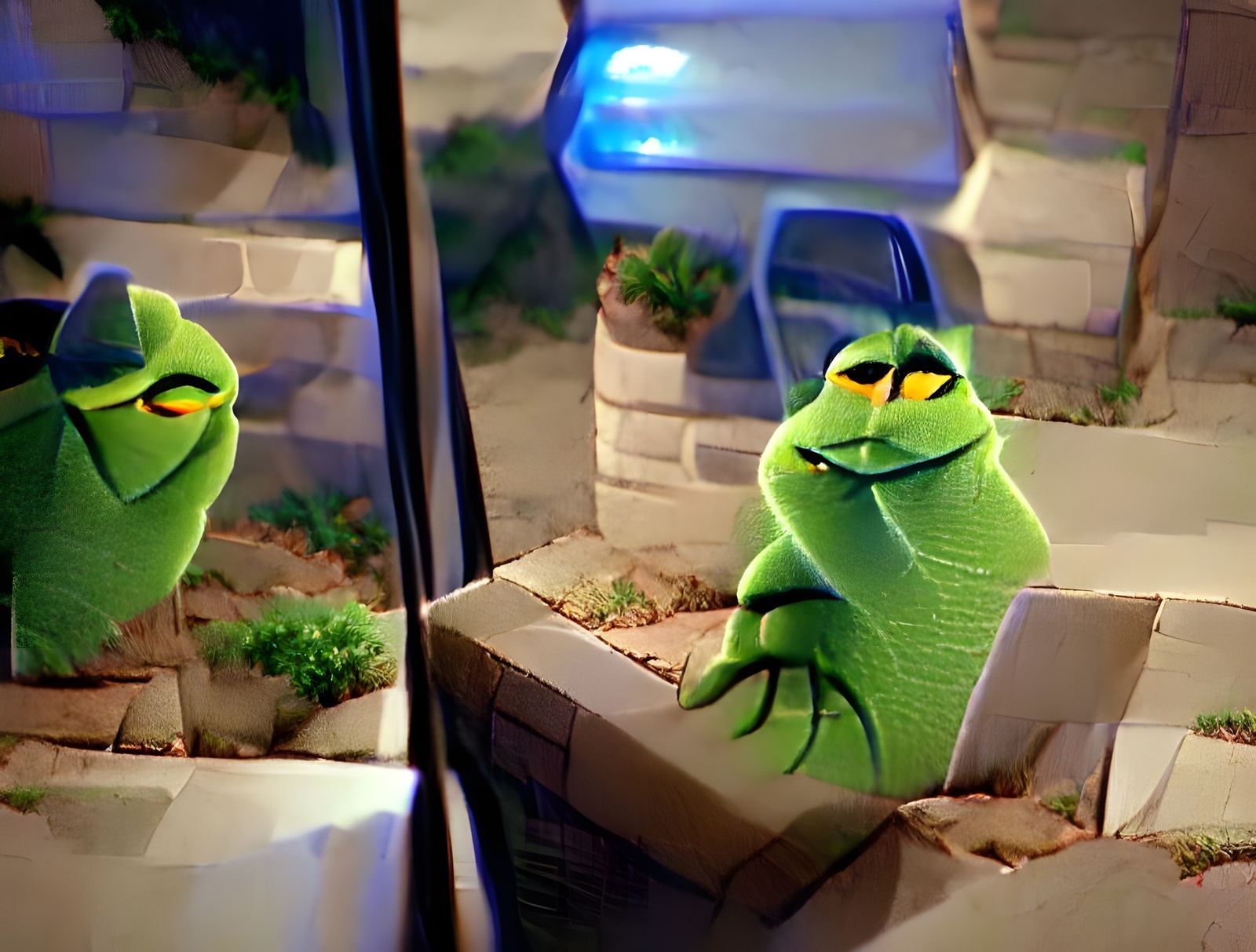 A Misunderstood Wiseguy Yells in Anger