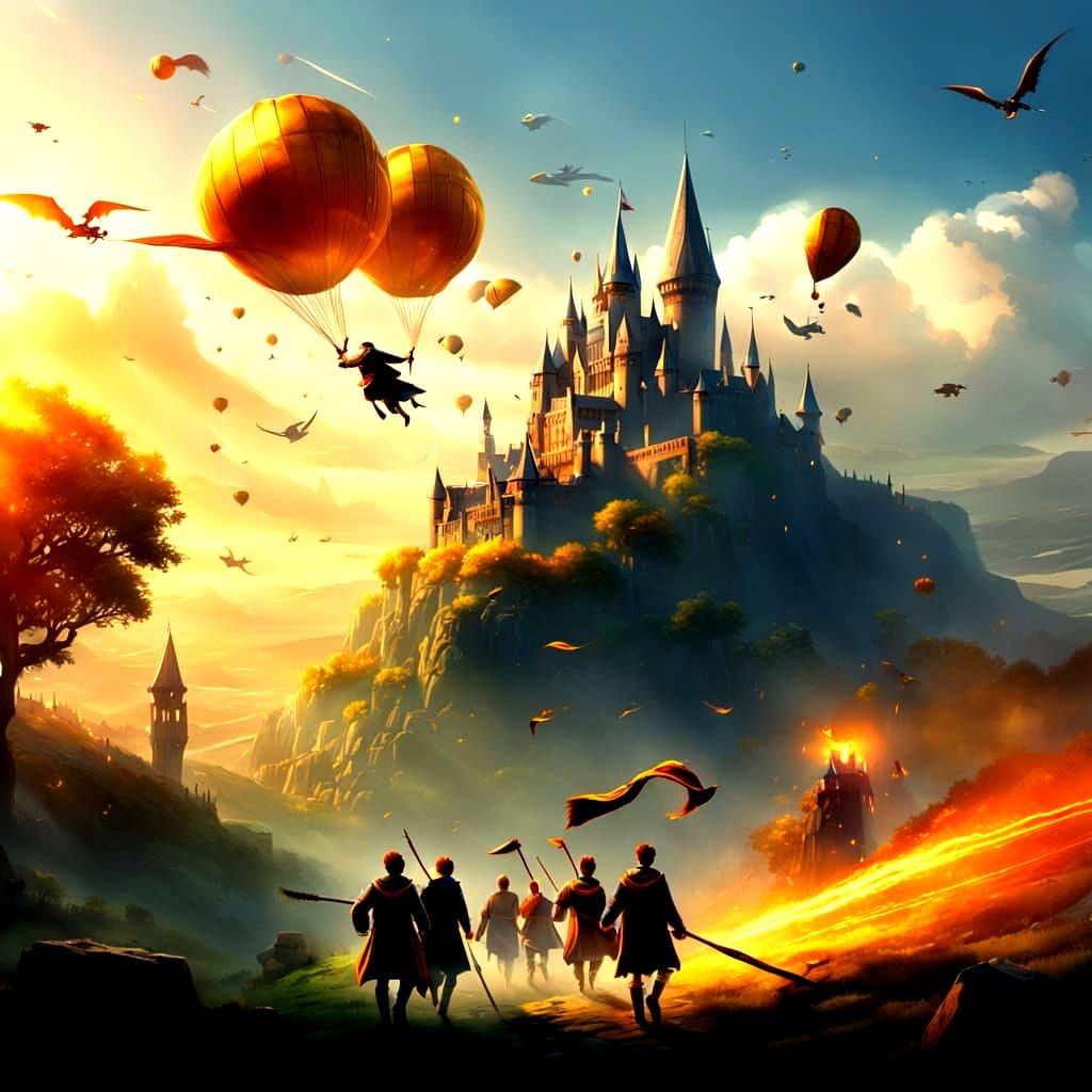 Quidditch World Cup Posters: Hyperrealistic & Surreal
