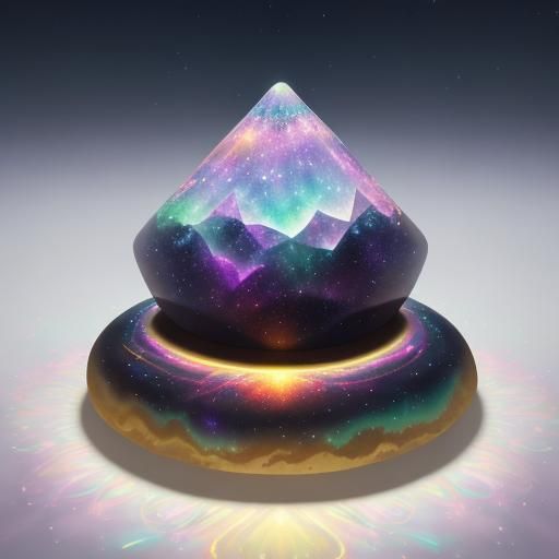 Vibrant Cosmic Lollies Drift in Dreamscape