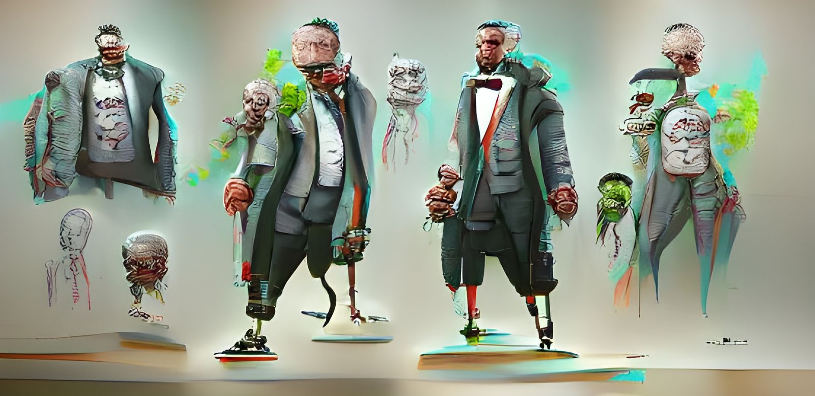 Dapper Zombie Concept Art