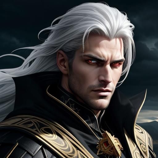 Mysterious Figure Amid Darkening Skies