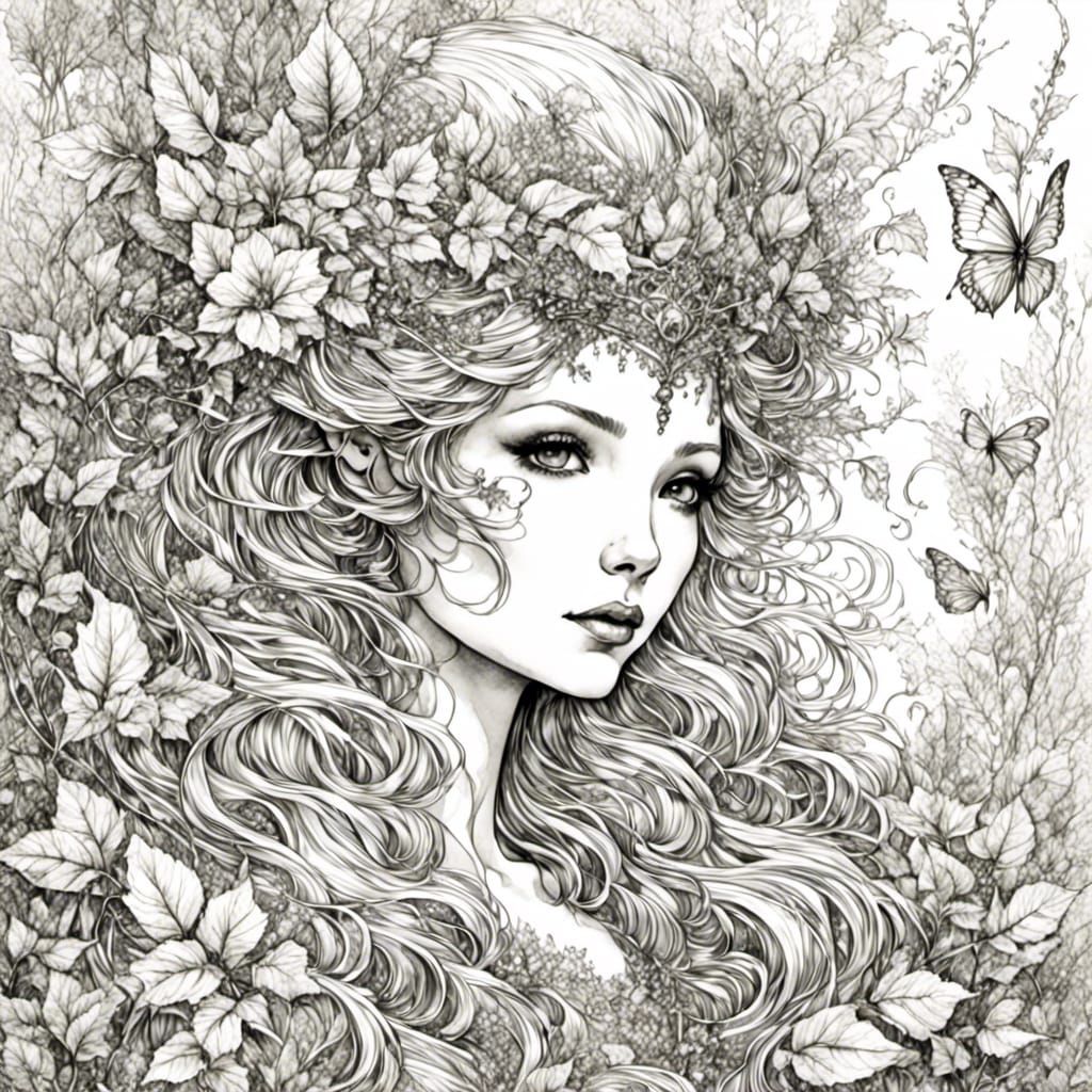 Ethereal Fairy Queen Portrait