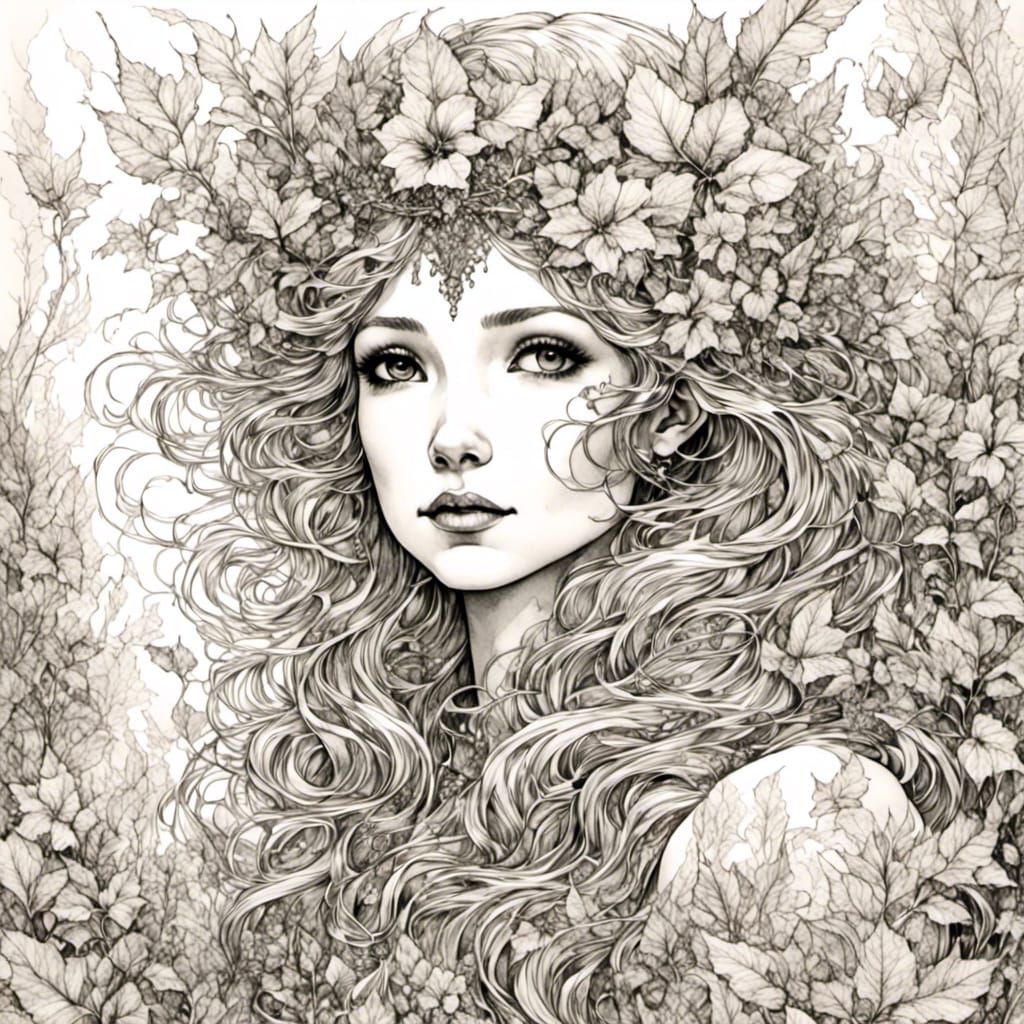 Ethereal Fairy Queen Portrait