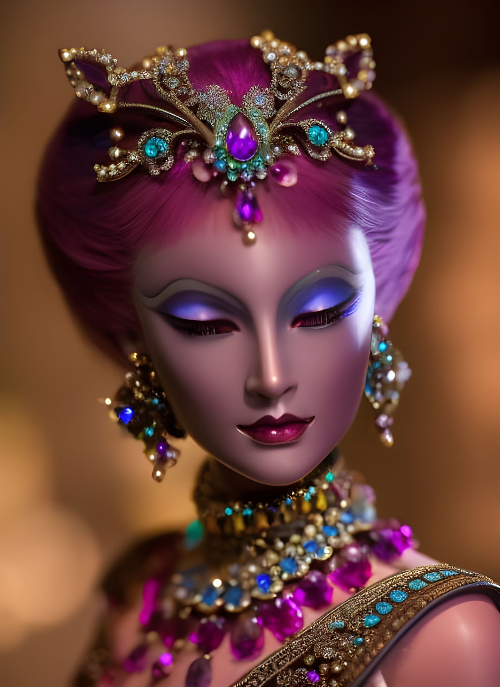 Enchanted Goblin in Ruby Splendor