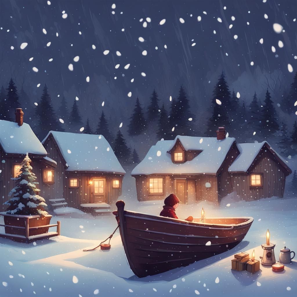 Cozy Winter Wonderland with Romantic Touches