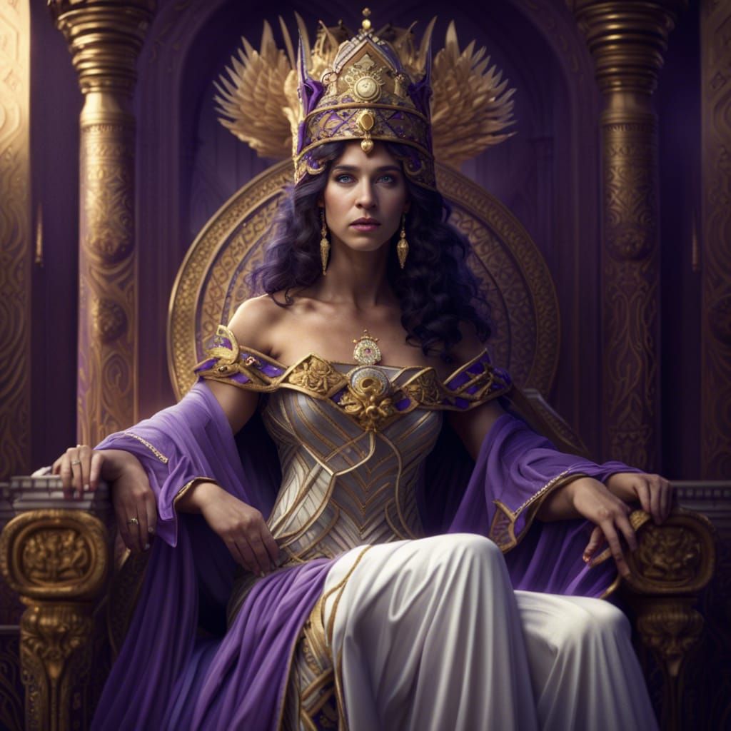 Goddess of Elegance Resplendent in Greek Attire