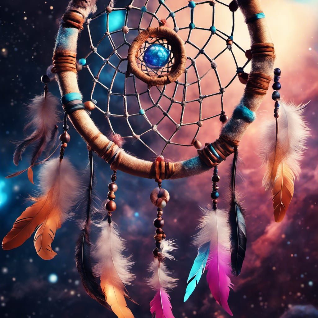 Dreamy Space Dreamcatcher in Epic Cinematic Style
