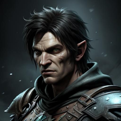 Epic Skyrim-Inspired Pixel Art of a Heroic Batboy