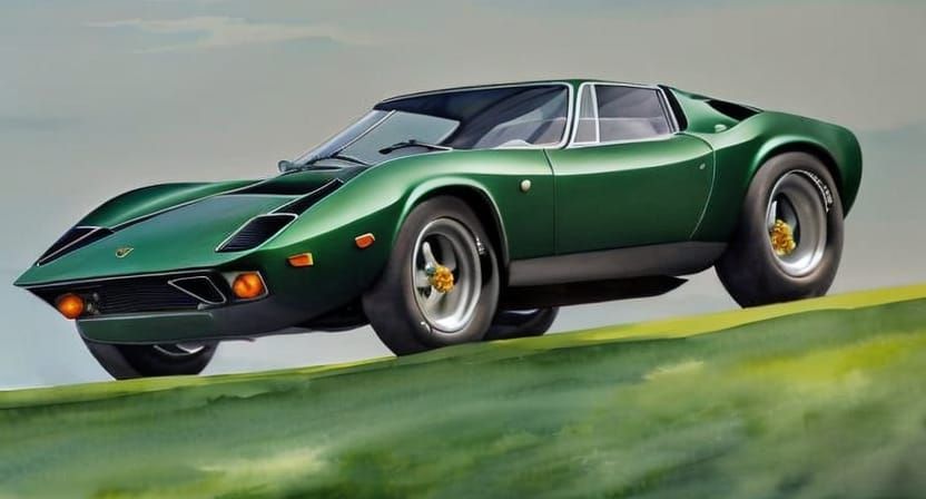 1968 Lamborghini Miura In Metallic Green #5