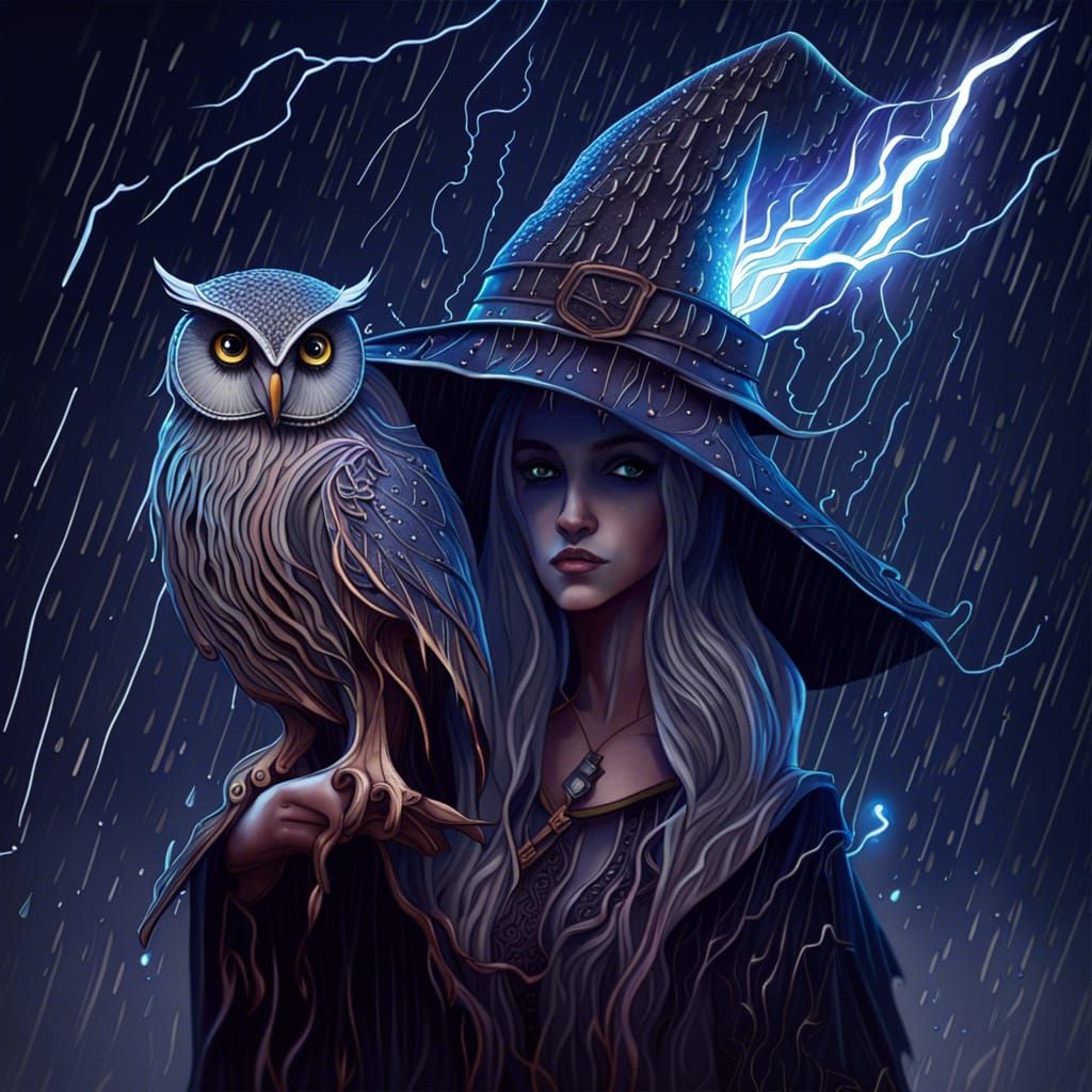 witch and owl