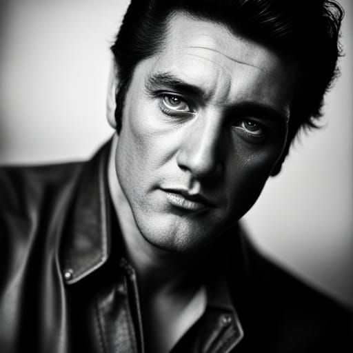 Elvis, Moody Portrait in Ambient Light, Fine Art Photography